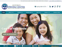 Tablet Screenshot of intowndentist.com